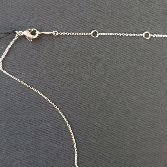 NWT Nadri Pave Open Circle Pendant - Picture 3 of 5